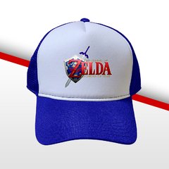 BONÉ ZELDA CLASSIC BLUE TRUCKER