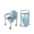 Alquiler Silla comoda sanitaria con ruedas Acero PLEGABLE KY696