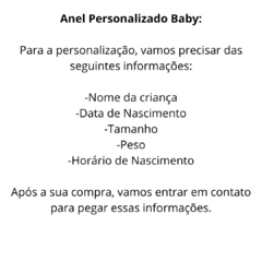Imagem do Anel Personalizado Baby