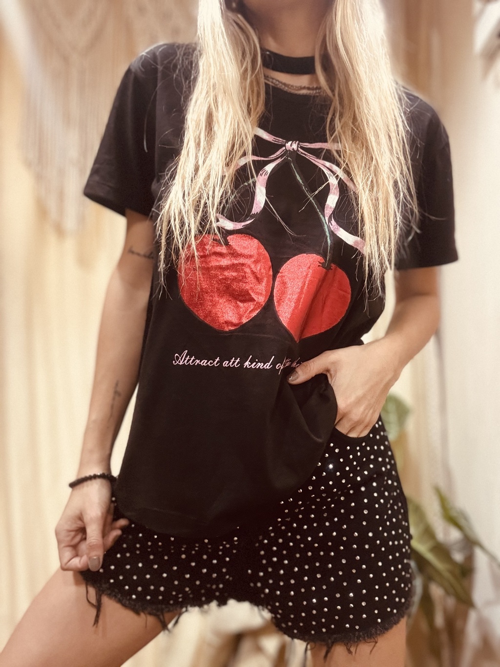 Remera cerezas Comprar en HIPPIE PAZ
