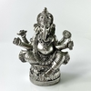 Ganesha Plateado Figura Resina
