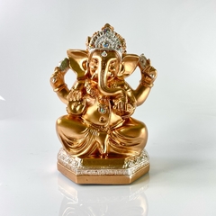 Ganesha Mediano Bronce Figura Yeso