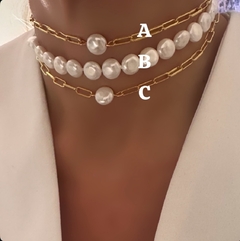 CHOKER CHAIN PEARL O CHOKER PEARL O CHOKER CHAIN PEARL - comprar online