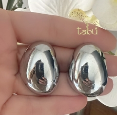 ARETES OLIVA SILVER