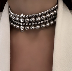 CHOKER DOT SILVER A O B O C O D - comprar online