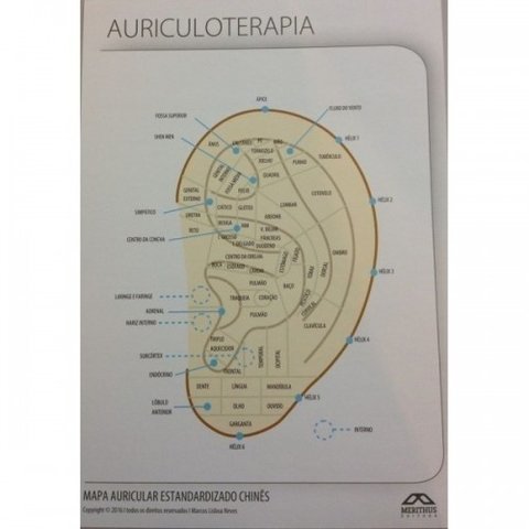 Mapa Cartografia Auricular Francesa - José Trezza Netto em Promoção na  Americanas