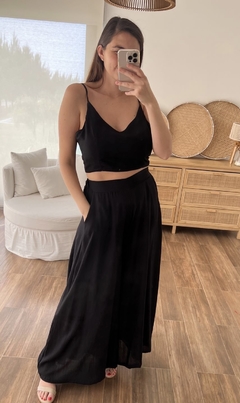 Pantalon pollera largo sale