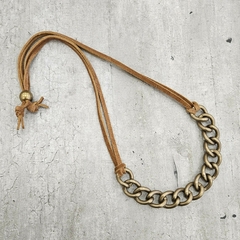 Imagen de Collar Cadenita Bronce - Elegí tus colores en variantes !