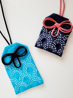 ULTIMO TALLER 2024! Noviembre RESERVA TALLER SASHIKO OMAMORI, AMULETO JAPONÉS DE LA SUERTE! Sáb 30 en Caballito - AmoBordar