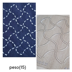 Plantillas para SASHIKO diseños tradicionales. INCLUYE INSTRUCTIVO/24 diferentes para elegir! - AmoBordar