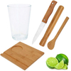 Conjunto Caipirinha 5 Pçs Bamboo