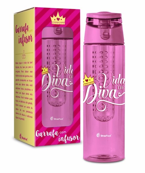 Garrafa Infusora 700 ML - Vida de Diva