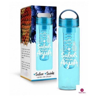 Garrafa Infusora 700ml - Azul