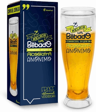 Copão Gel Cerveja - É Melhor Um Bêbado Conhecido