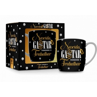 Caneca Porcelana Urban - Nascida Gastar