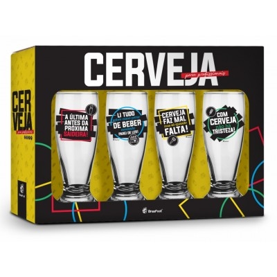 Conjunto C/ 4 Copos Munich - Cerveja Para Profissionais