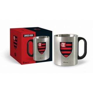 Caneca Metal Inox - Flamengo