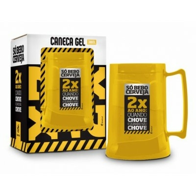 Caneca Gel 300ml - Só Bebo Cerveja