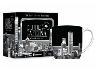 Caneca Porcelana Urban - Clube da Cafeína