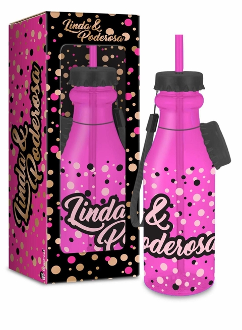 Garrafa Coca C/ Canudo – Linda E Poderosa