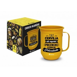 Caneca Alumínio - Cerveja Não Engorda