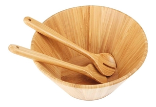 Conjunto Saladeira Bamboo 3 Pçs - loja online