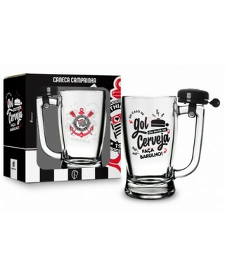 Caneca Taberna C/ Campainha Corinthians Gol e Cerveja