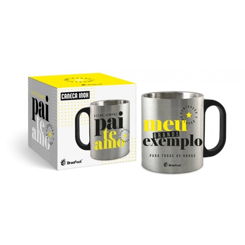 Caneca Metal Inox - Pai Te Amo