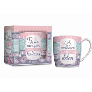 Caneca Porcelana Urban - Boas Amigas