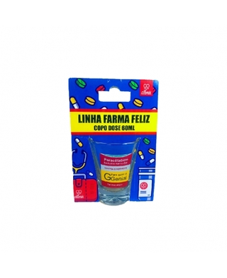 Copo de Shot Farma Feliz 60ml Sortido