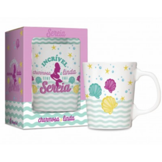 Caneca Porcelana Premium - Sereia