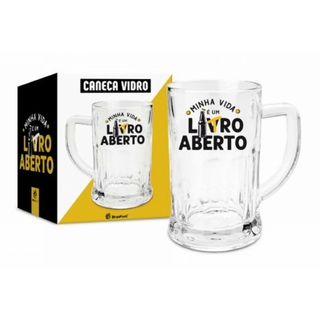 Caneca Vidro 565 ml - Litro Aberto