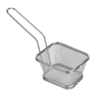 Mini Cesta Inox Retangular