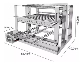 Churrasqueira Giragrill Elevgrill 584 Prime - comprar online