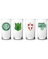 Kit 4 Copos Cylinder Palmeiras 300 ml