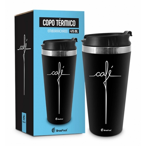 Copo Térmico Emborrachado - Café