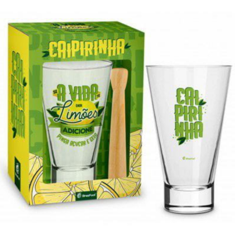 Conjunto P/ Caipirinha Long - Se A Vida Te Der Limões