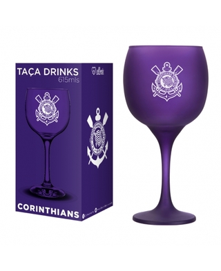 Taça De Drinks Corinthians 615ml Roxo