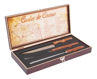 Conjunto Para Churrasco Chef Bbq