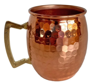 Caneca Moscow Mule Martelada 500 ml - comprar online