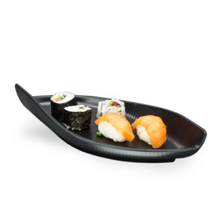 Travessa Sushi Oval Black - comprar online