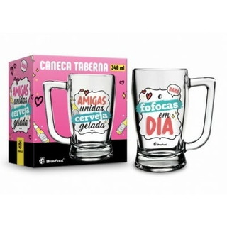 Caneca Vidro 340 Taberma Amigas Unidas