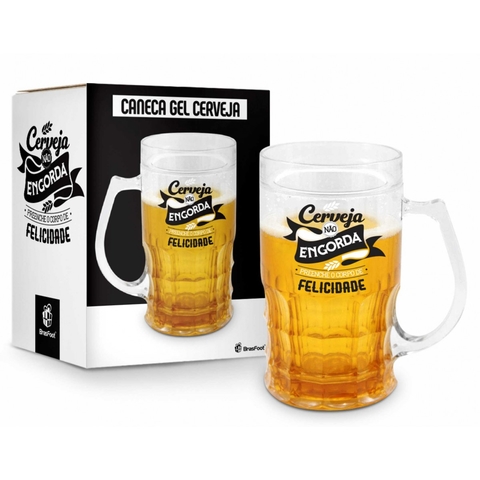 Caneca Gel 450ml - Cerveja Não Engorda