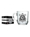 Caneca de Vidro Corinthians 300ml