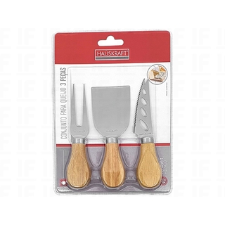 Kit Utensílios Para Queijo 3 Pçs