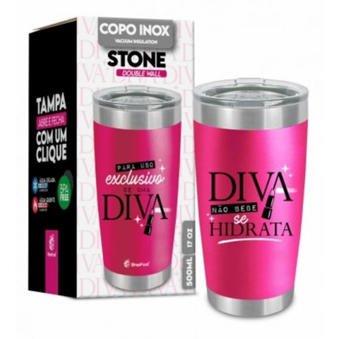 Copo Térmico Stone - Uso Exclusivo Diva