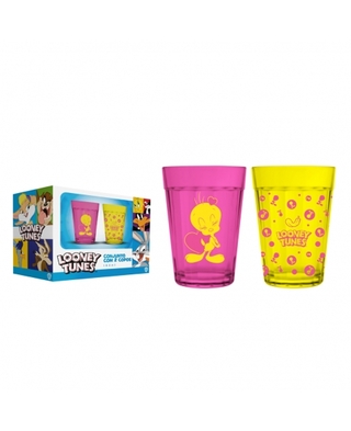 Conjunto C/2 Copos Looney Tunes Piu Piu 190ml