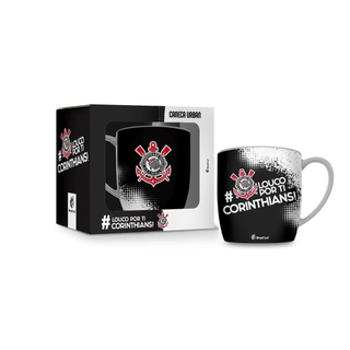 Caneca Porcelana Urban 360ml Corinthians