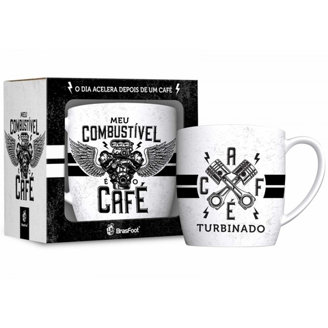 Caneca Porcelana Urban - Combustível Café