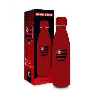 Garrafa Termica Metal Neo 500ml Flamengo Oficial Vermelha